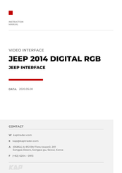 KAP CJ2014-D Instruction Manual