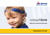 BHM contact forte Instructions For Use Manual
