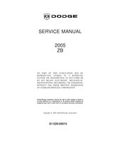 Dodge ZB 2005 Service Manual