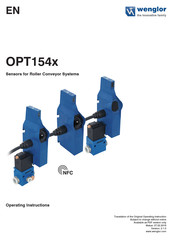 Wenglor OPT154 Series Operating Instructions Manual