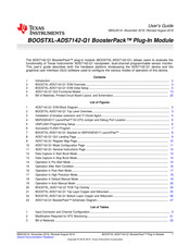 Texas Instruments BoosterPack BOOSTXL-ADS7142-Q1 User Manual
