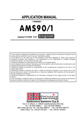 Elettronica Santerno AMS90/1.10 Applications Manual