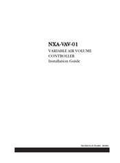Johnson Controls NXA-VAV-01 Installation Manual