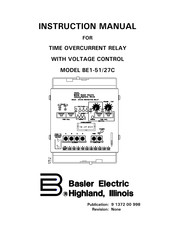 Basler BE-51/27C Instruction Manual