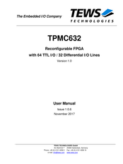 Tews Technologies TPMC632-20R User Manual