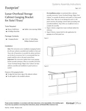 Kimball Office Footprint Xsite Systems Assembly Instructions