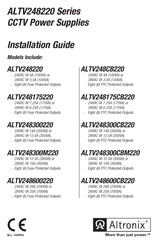 Altronix ALTV248300220 Installation Manual
