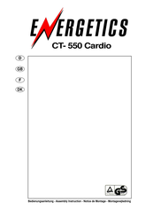Energetics CT- 550 Assembly Instruction Manual
