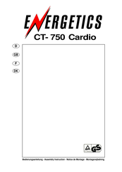 Energetics CT- 750 Assembly Instruction Manual