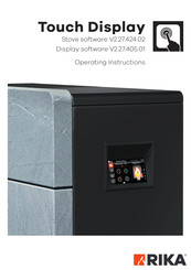 RIKA Touch Display Operating Instructions Manual