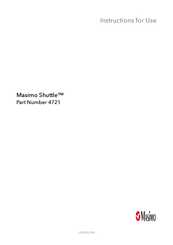 Masimo Shuttle 4721 Instructions For Use Manual