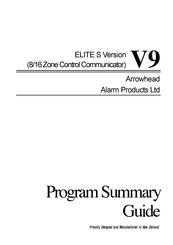 Arrowhead Alarm Products Elite S V9 Program Manual
