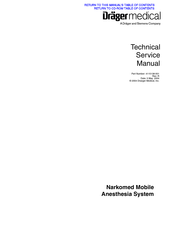 Dräger Medical Narkomed Mobile Technical & Service Manual