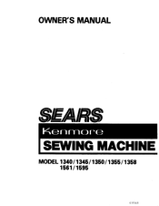 Sears Kenmore 1350 Owner's Manual