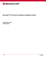 Broadcom Brocade X7-4 Director Hardware Installation Manual