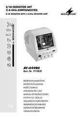 Monacor AV-600BS Instruction Manual