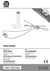 PLAYTIVE JUNIOR MEGA BUBBLE Instructions For Use Manual
