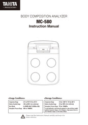 Tanita MC-580 Instruction Manual