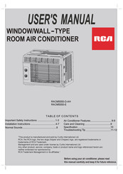 RCA RACM5000-D-AH User Manual