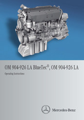 Mercedes-Benz OM 906 LA Operating Instructions Manual