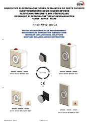BSW SECURITY RH50-N400-WMGQUP-SET Mounting And Connection Instructions