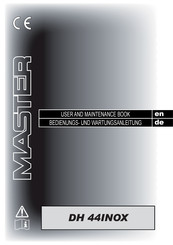 Master DH 44INOX User And Maintenance Book