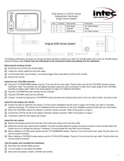 Intec car vision CVD650LCD Replacement Instructions