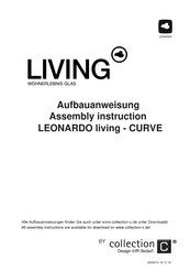 Collection C LEONARDO living CURVE Assembly Instruction Manual