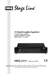 Monacor img Stage Line MEQ-2311 Instruction Manual