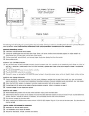 Intec car vision CVD650LCD Replacement Instructions