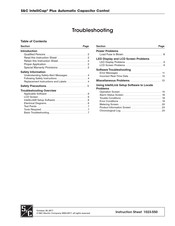 S&C IntelliCap Plus Troubleshooting Manual