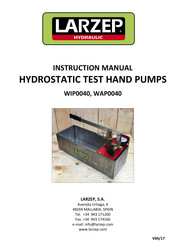 Larzep WIP0040 Instruction Manual