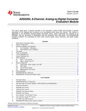 Texas Instruments ADS5294EVM User Manual