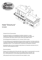 Stadt im Modell Hotel Grischuna 9236 Manual