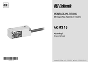 RSF Elektronik AK MSR 15 TTLx50 Mounting Instructions