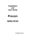 Mitsubishi Electric Procon MOD-IP/50 Installation And User Manual