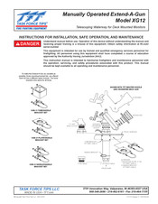 Task Force Tips Extend-A-Gun XG12 Instructions For Installation, Safe Operation And Maintenance