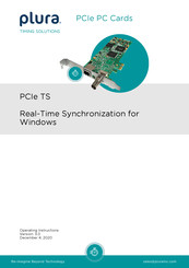 Plura PCI TS Operating Instructions Manual