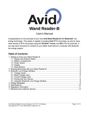 Avid Technology Wand Reader-B User Manual