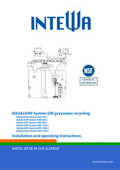 Intewa AQUALOOP System GW 1200 L Installation And Operating Instructions Manual
