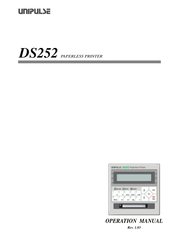 Unipulse DS252 Operation Manual