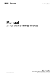 Baumer GBPAH Manual