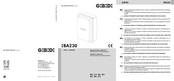 Bandini Industrie GBD BA230 Instructions For Installations