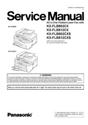 Panasonic KX-FLB802CX Service Manual