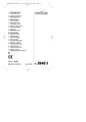 Hurricane 01015 Operating Instructions Manual