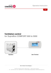 Rosenberg H42 Series Operation Instruction Manual