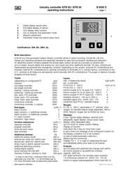 KFM 92813 Operating Instructions Manual