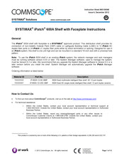 CommScope SYSTIMAX iPatch 600A Instruction Sheet