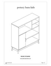 pottery barn kids REESE STOARGE Manual