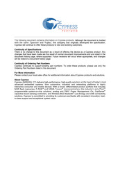 Cypress MB96F615R Operation Manual